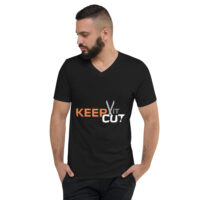 Unisex Short Sleeve V-Neck T-Shirt
